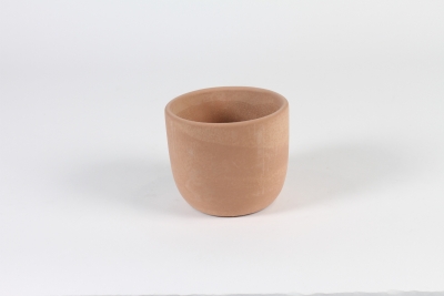 A118OZ Cache-pot en b�ton terracotta D11cm H9cm