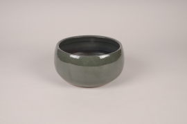 A118XD Grey green ceramic bowl D22cm H11cm