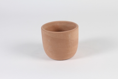A120OZ Cache-pot en b�ton terracotta D12.5cm H11cm