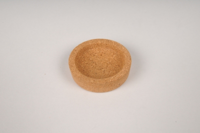 A124PM Support en li�ge pour soliflore boule D6cm