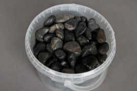 A124SK Bucket 2,5L black pebbles