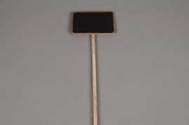 A126MO Bag of 10 slate tags on stick 10x6cm H40cm