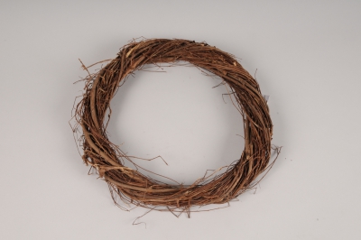 A127MZ Couronne en bouleau naturel D40cm
