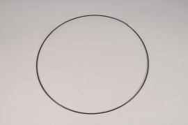 A128MZ Cercle en métal noir D30cm