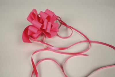 A130RB Box of 30 dark pink automatic knots 30mm