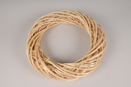 A134MZ Couronne en osier clair D40cm
