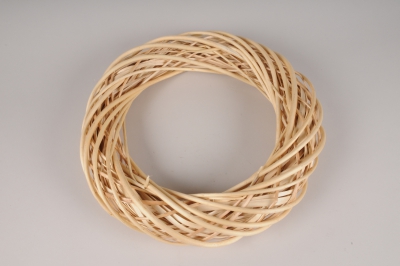 A134MZ Light wicker wreath D40cm