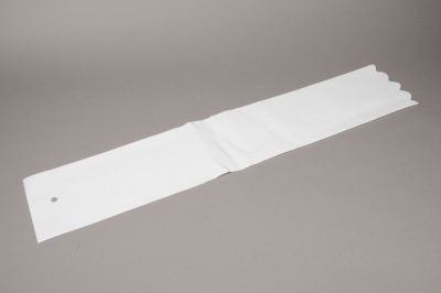 A134QX Pack of 100 white covers flower L16cm H80cm