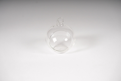 A151PM Bo�te de 12 boules ouvertes en verre D6cm