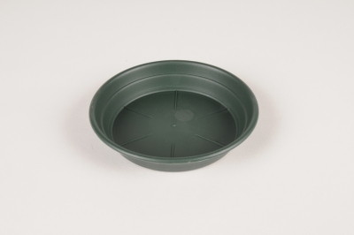 A154H7 Green plastic saucer D12cm