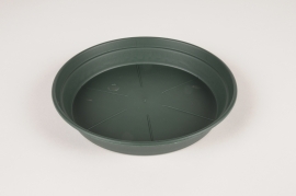 A156H7 Green plastic saucer D18cm