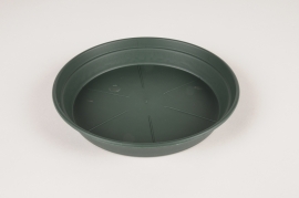 A157H7 Green plastic saucer D20cm