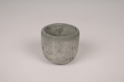 A159TN Grey concrete planter D7cm H6cm