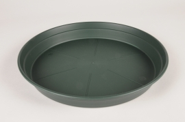 A162H7 Green plastic saucer D35cm