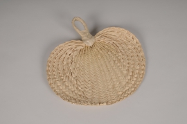 a162wg Natural dried woven palm leaf H32cm