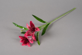 a167nn Artificial pink lily H52cm
