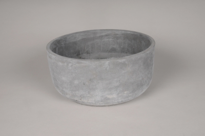 A170TN Coupe en b�ton gris D32cm H14cm