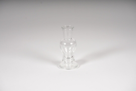 A173PM Vase bougeoir en verre D5cm H12cm
