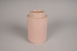 A174L1 Light pink ceramic vase D13cm H20.5cm