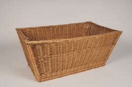 A205VJ Wicker basket planter 70x39cm H29cm