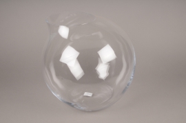 A207IH Vase en verre boule déco D39cm H37cm