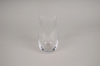 A222W3 Vase en verre D7.5cm H14cm