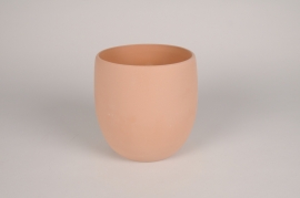 A228QS Pink terracotta planter D14.5cm H14.5cm