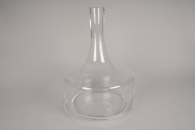 A232W3 Vase en verre d�co D28cm H40cm