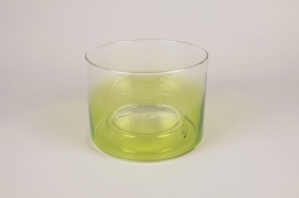 A288W3 Green bowl glass D19cm H14cm