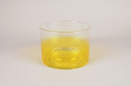 A289W3 Yellow bowl glass D19cm H14cm