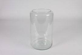 A292NH Vase en verre transparent D19cm H30cm