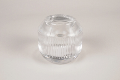 A293R4 Glass candle jar D9cm H9cm