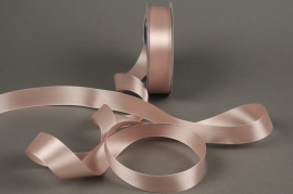 A293UN Satin ribbon pink 25mmX50m