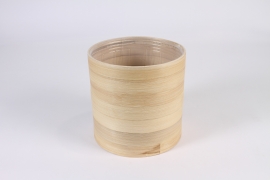 A309NH Recycled bamboo planter D20cm H20cm