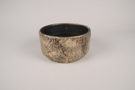 A315Y8 Coupe en céramique antique or D19cm H10cm