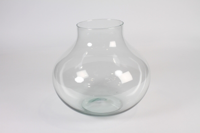 A332R4 Vase en verre d�co transparent D31cm H29cm