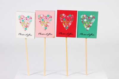 A333Y8 Paquet de 12 pics Plaisir d'offrir H27.5cm