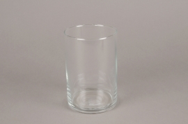 A336I0 Vase en verre cylindre D9.5cm H20cm