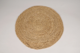 A339U7 Set de table en jonc de mer naturel D50cm