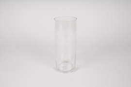 A351I0 Clear glass cylinder vase D10cm H25cm