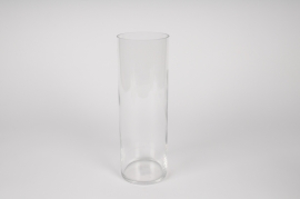 A352I0 Vase en verre cylindre D10cm H30cm