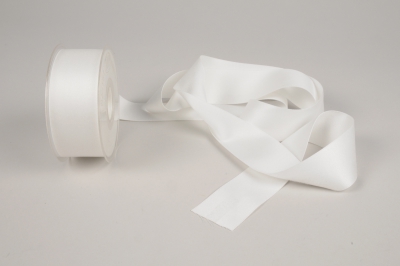 White satin ribbon 5mm x 70m