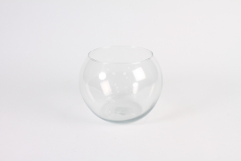 A357I0 Glass sphere vase D18cm H15cm