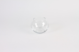 A363I0 Glass sphere vase D11cm H10cm