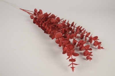 a387am Eucalyptus artificiel rouge H86cm