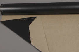 A393QX Rouleau de papier kraft noir 0,80x50m