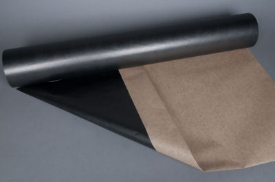 A394QX Roll of kraft paper black 80cmx120m