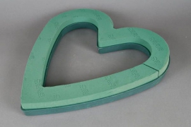 A395QV Open heart floral foam D43cm