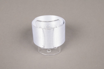 A402MG Paquet de 2 bracelets mariage blanc