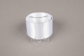 A402MG Paquet de 2 bracelets mariage blanc